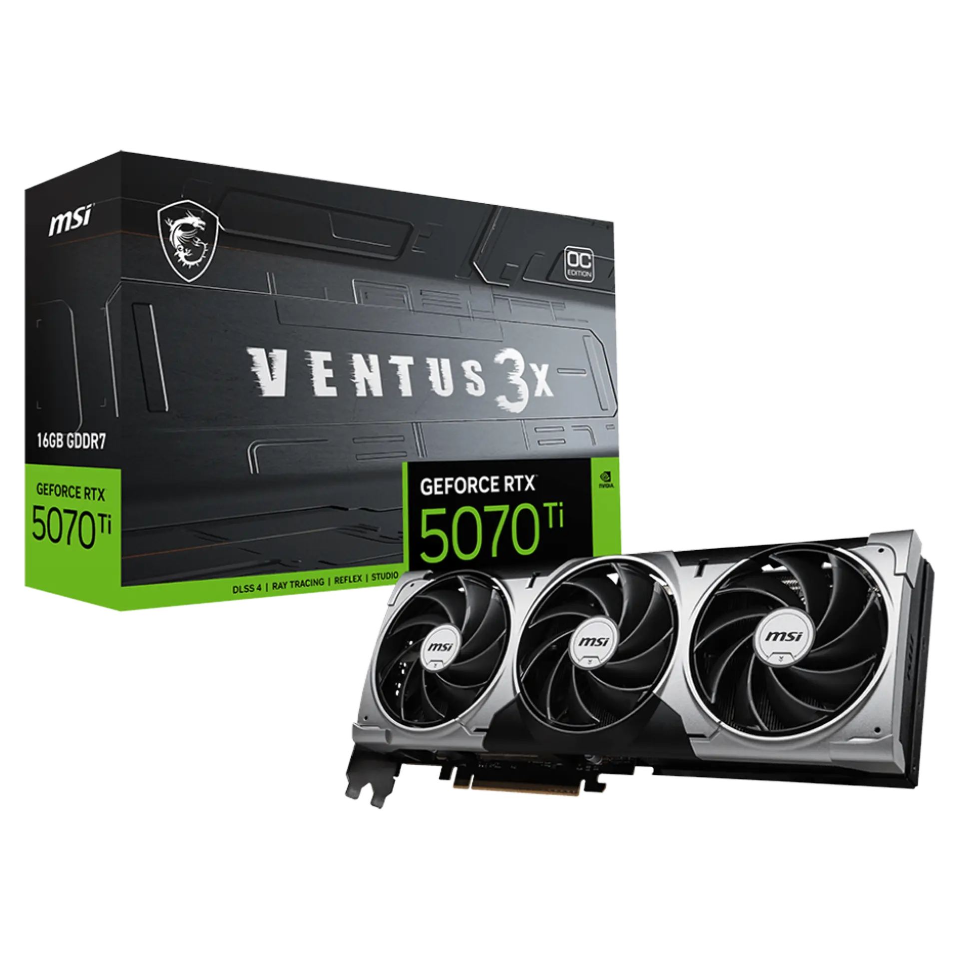 GeForce RTX™ 5070 Ti 16G VENTUS 3X OC
