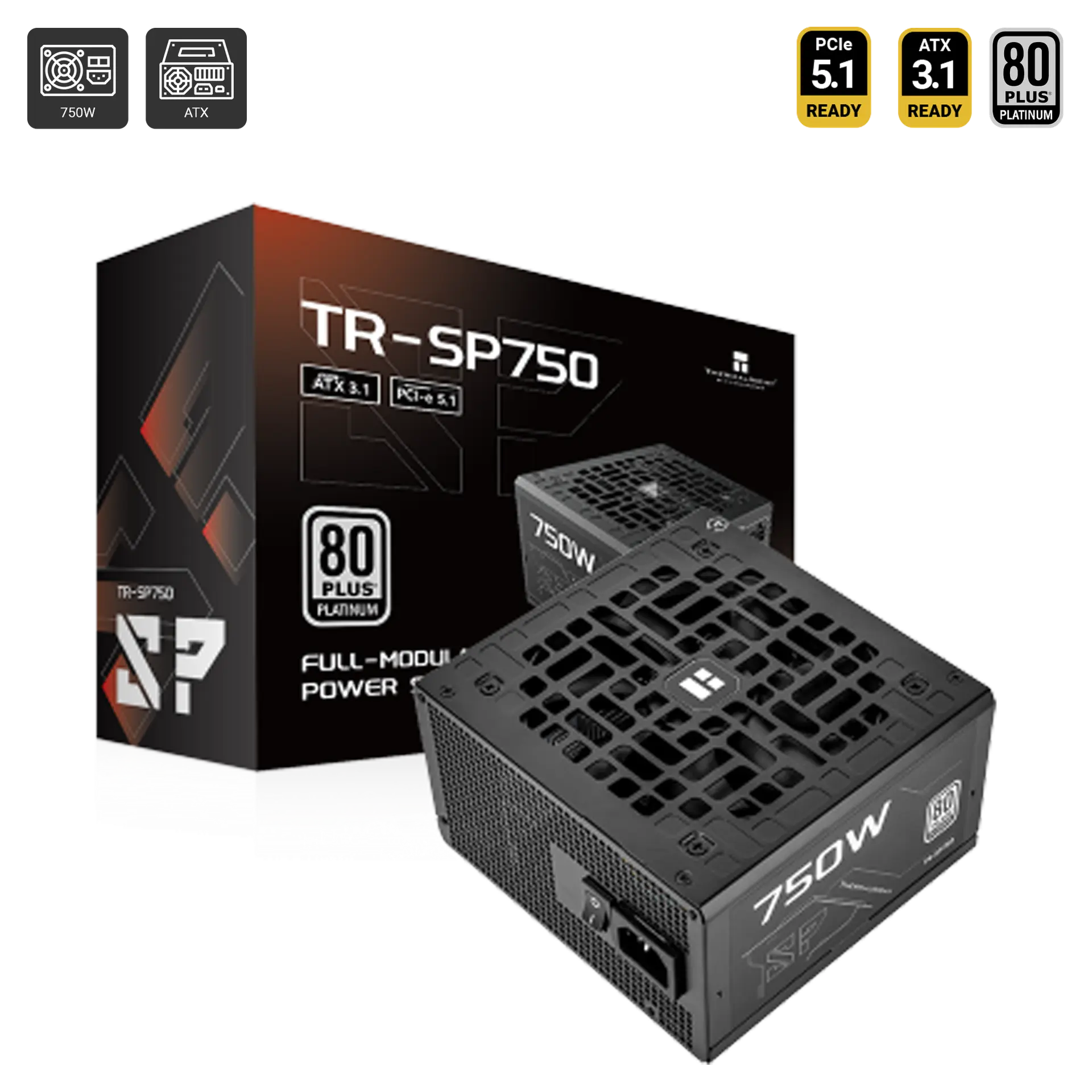 TR-SP750 80 Plus Platinium ATX Power Supply (750W)