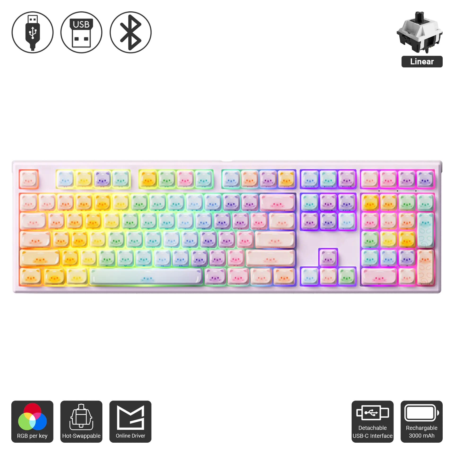 MG108B - Colorful Cats