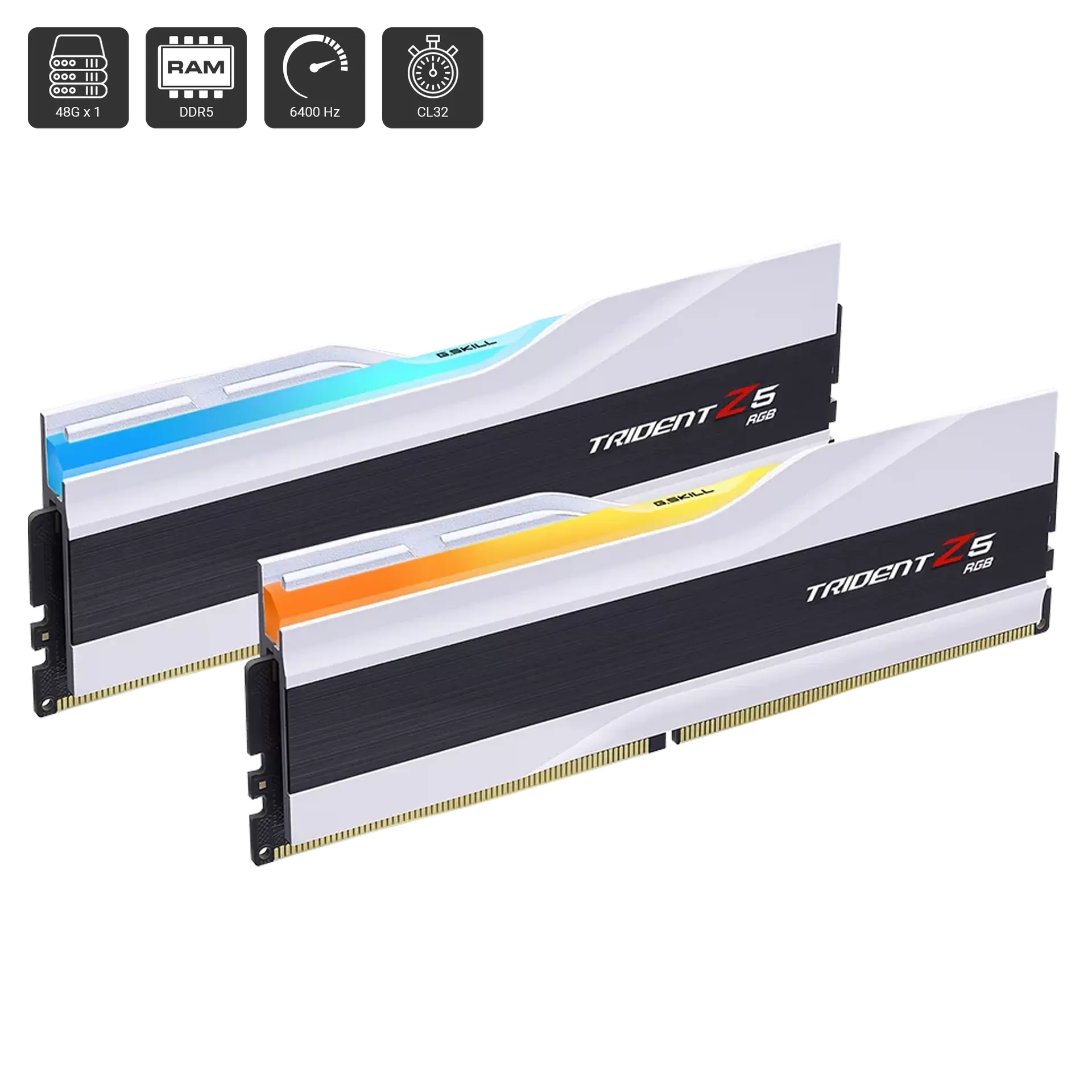 Trident Z5 RGB 96GB (2 x 48GB) DDR5 DRAM 6400Hz