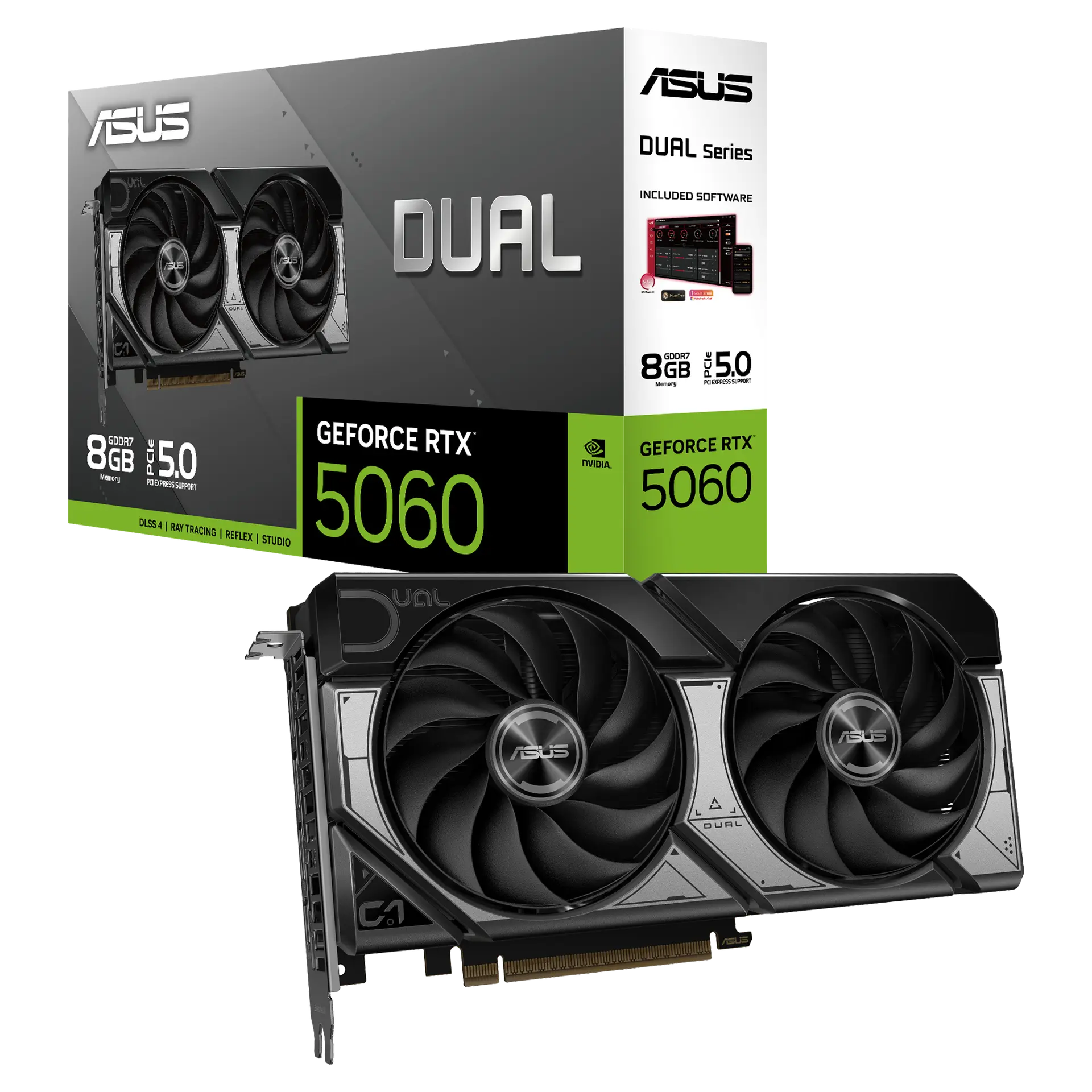 Dual GeForce RTX™ 5060 8GB GDDR7