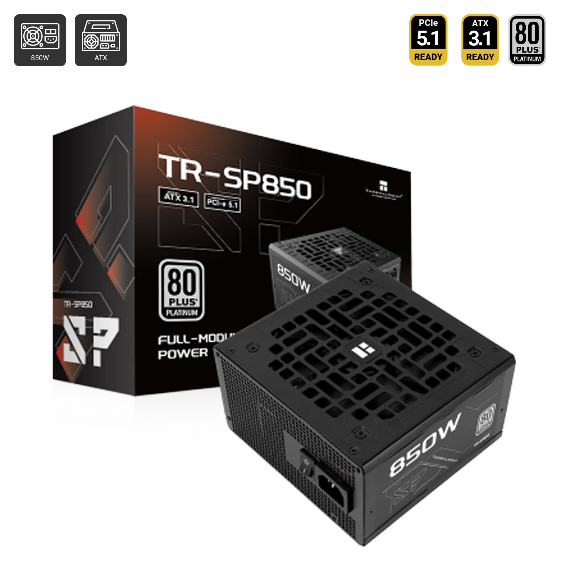 TR-SP850 80 Plus Platinium ATX Power Supply (850W)