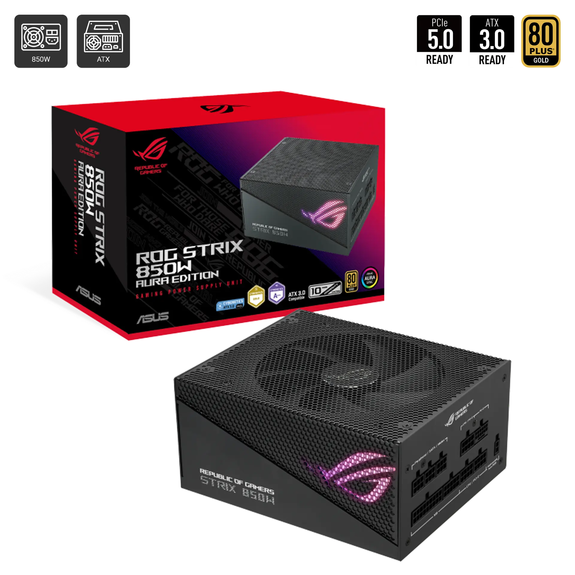 STRIX 850W Gold Aura Edition