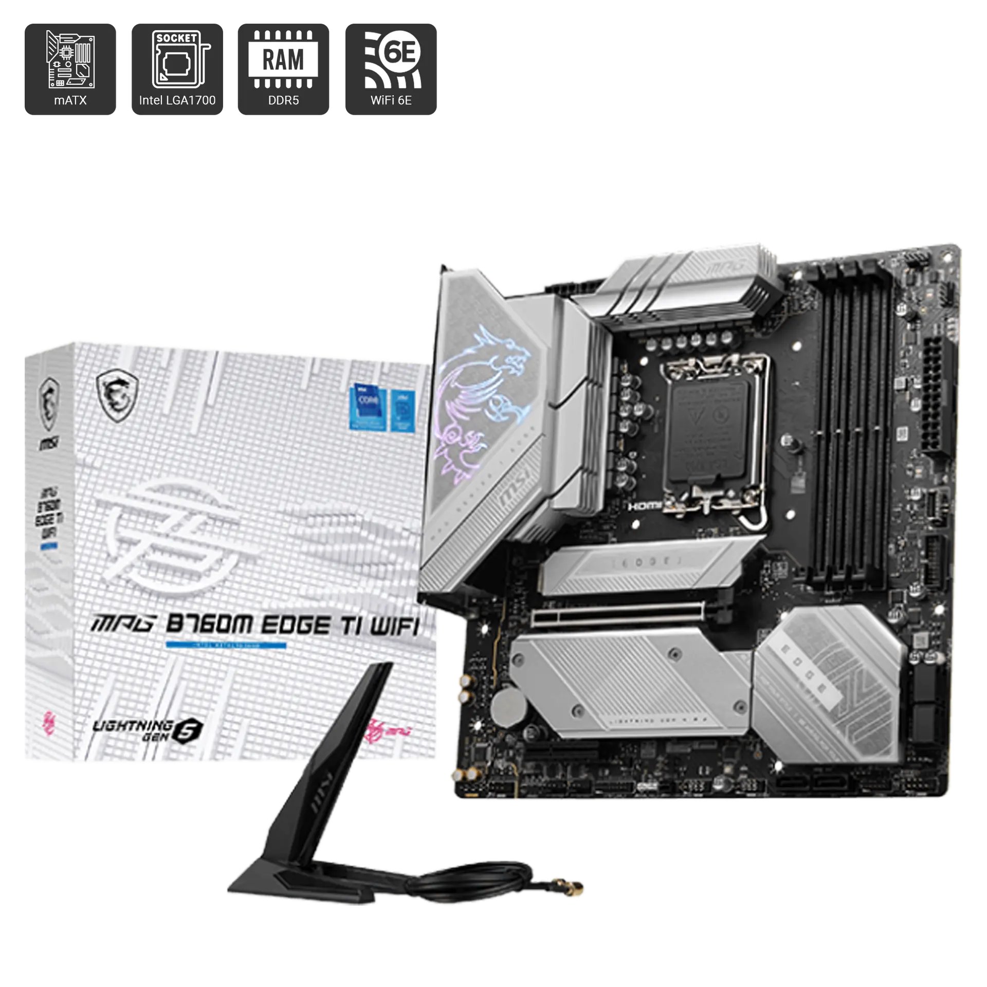 MPG B760M EDGE TI WIFI DDR5