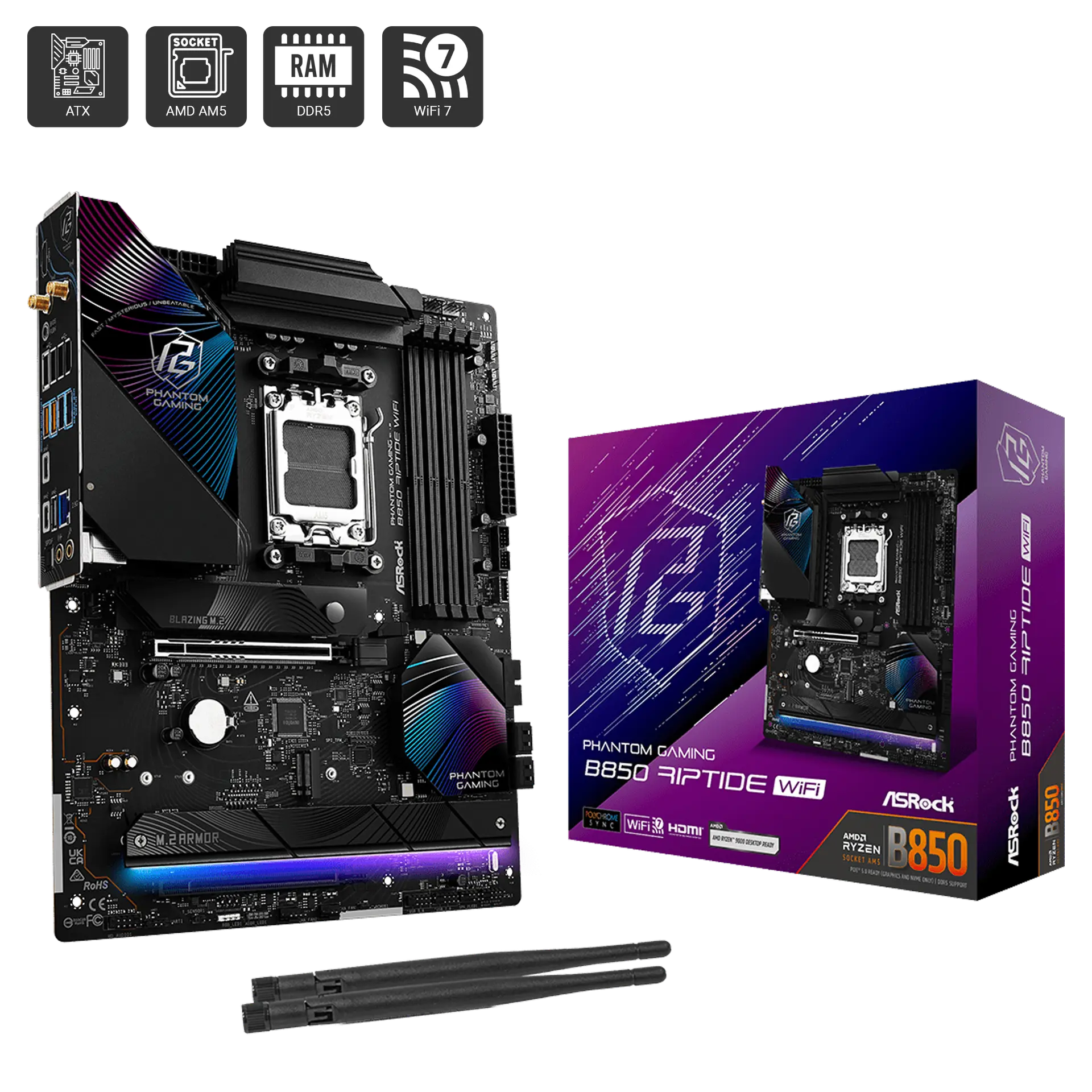 B850 Riptide Wifi D5 - Phantom Gaming