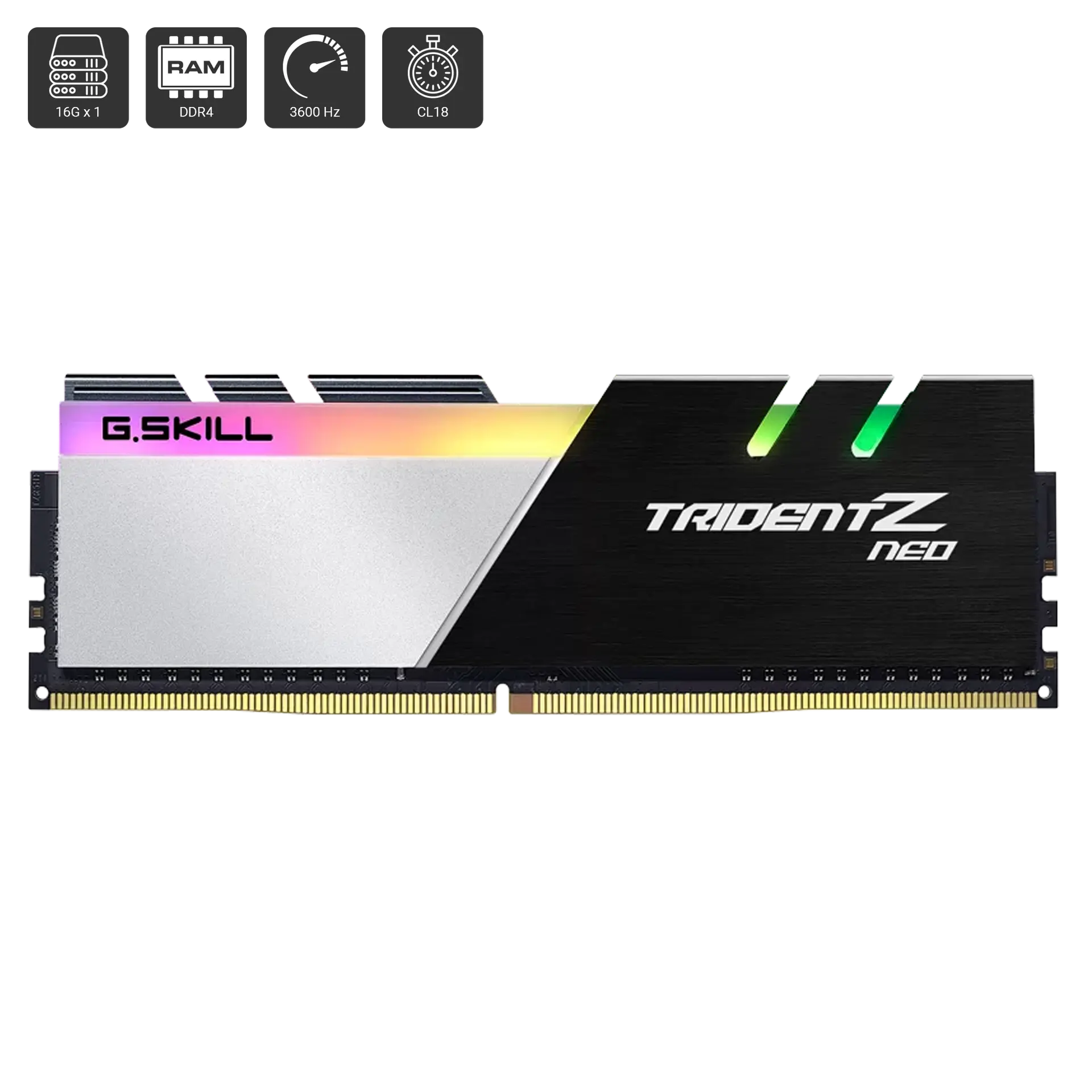 Trident Z Neo RGB 16GB (1 x 16GB) DDR4 DRAM 3600Hz