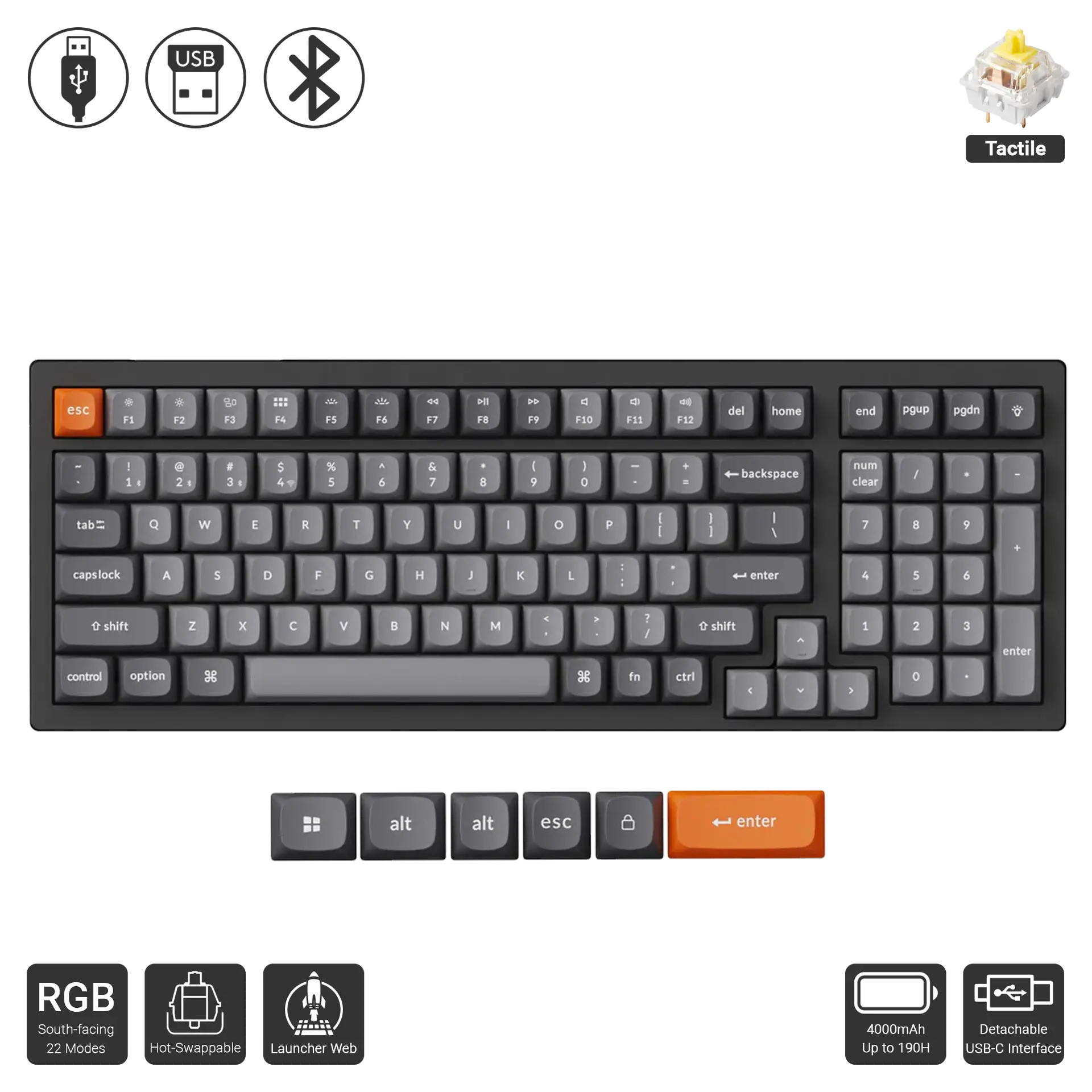 K4 Max RGB Hot-Swap