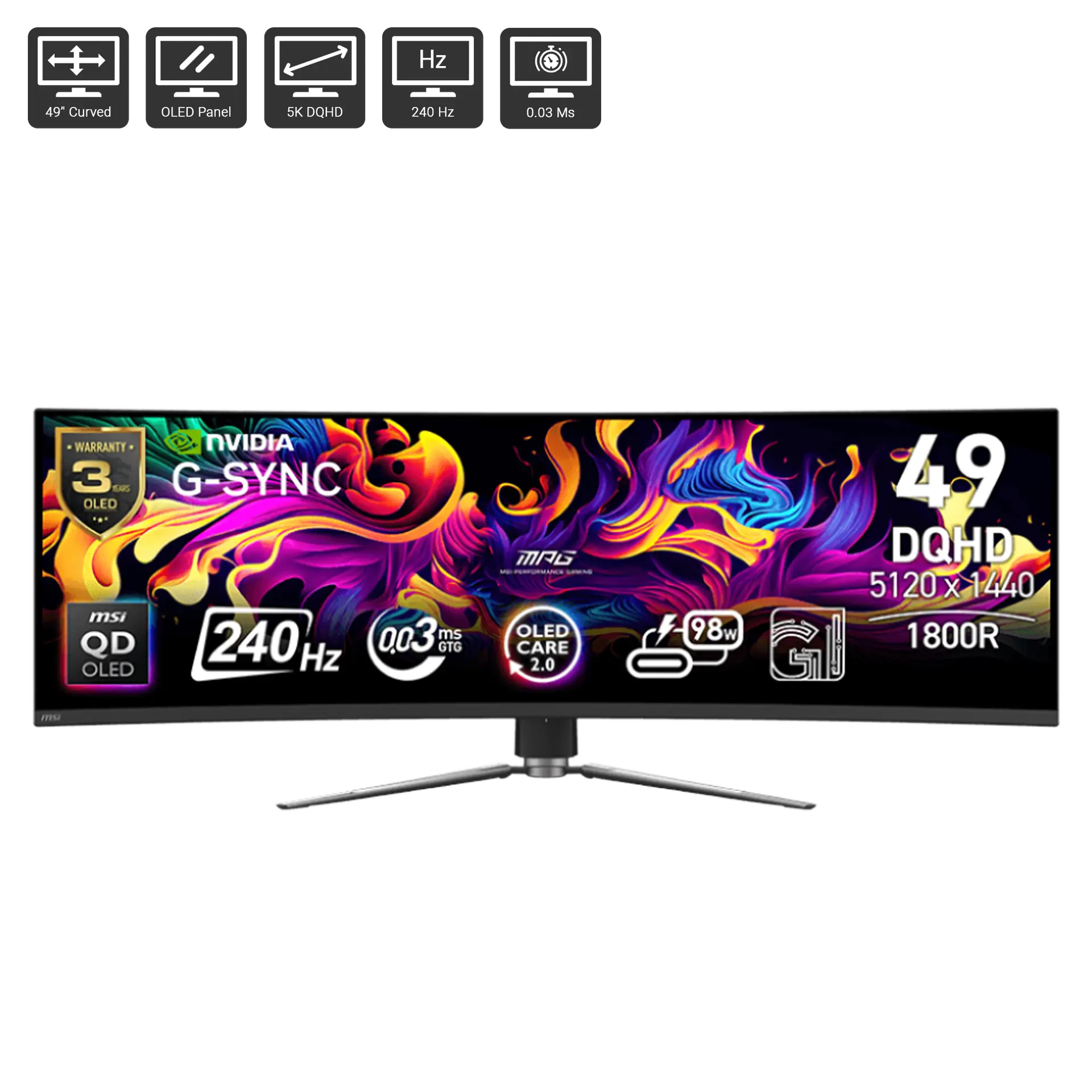 MPG 491CQPX QD-OLED