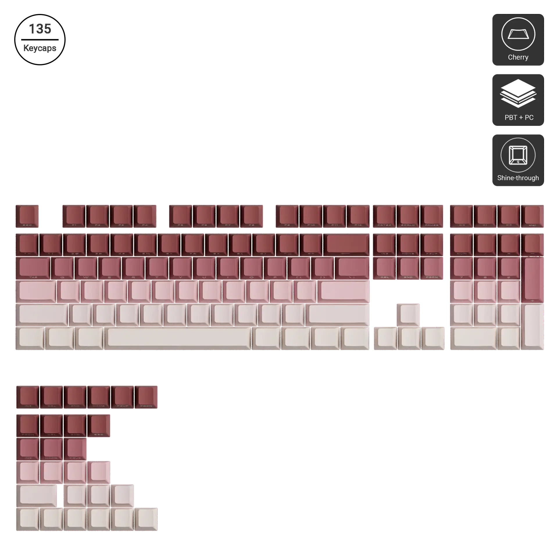 Veekos Rose Latte Gradient