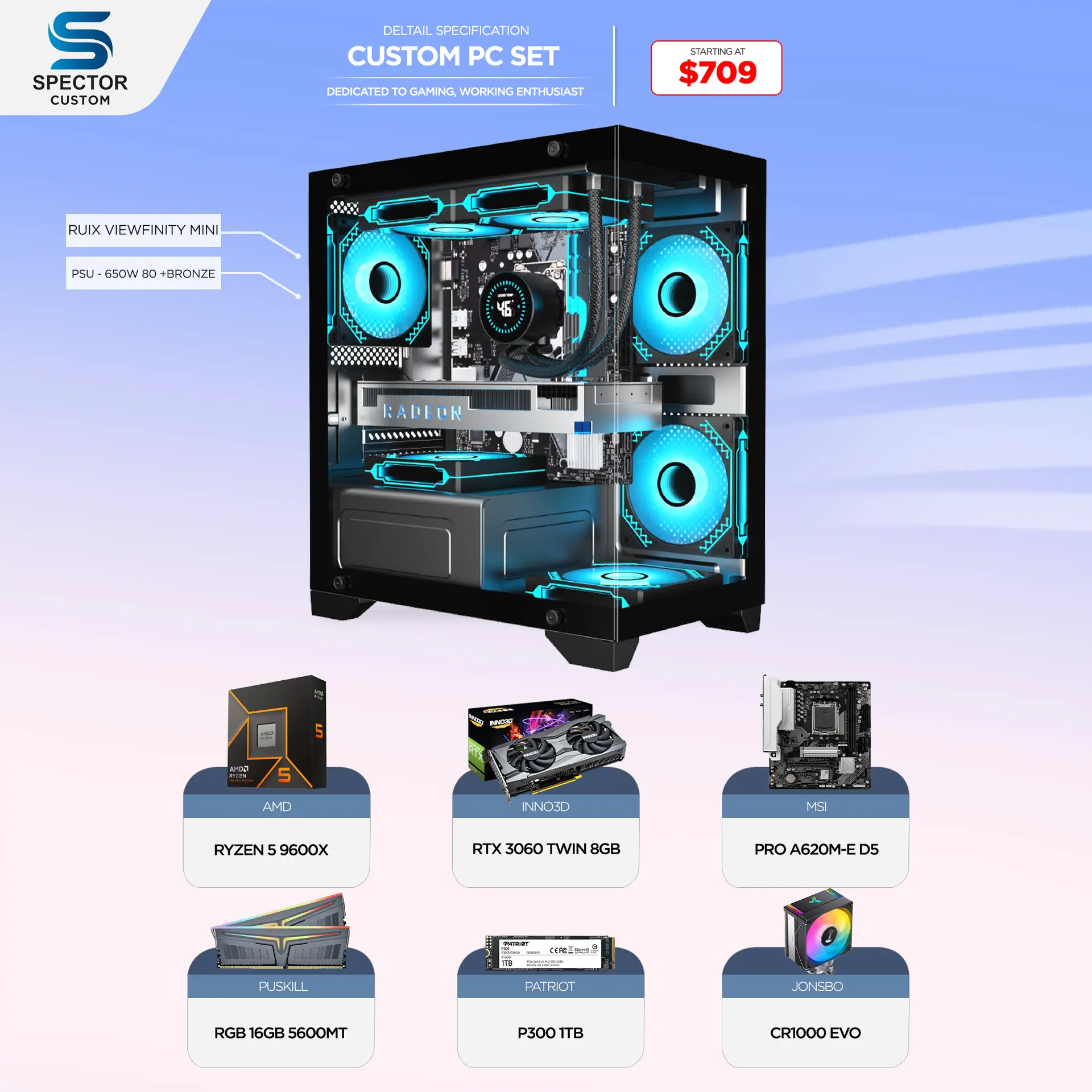 AMD Ryzen 5 9600X RTX3060