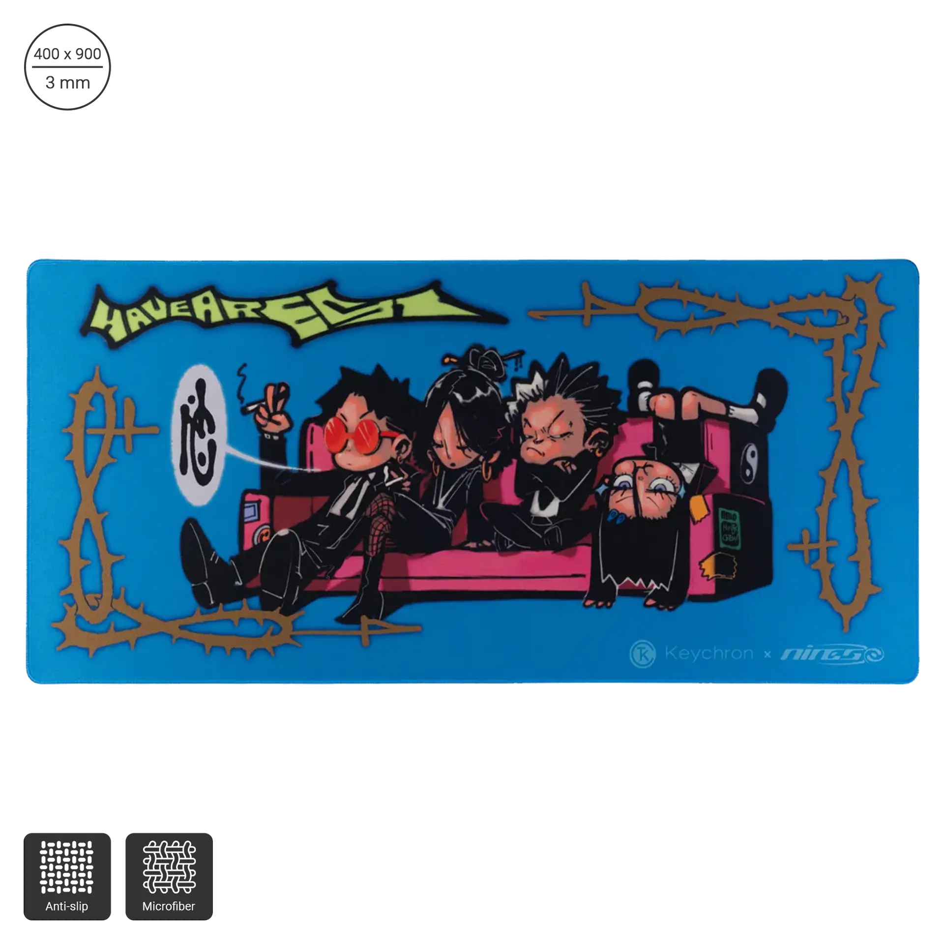 Deskmat - NINEGO Blue