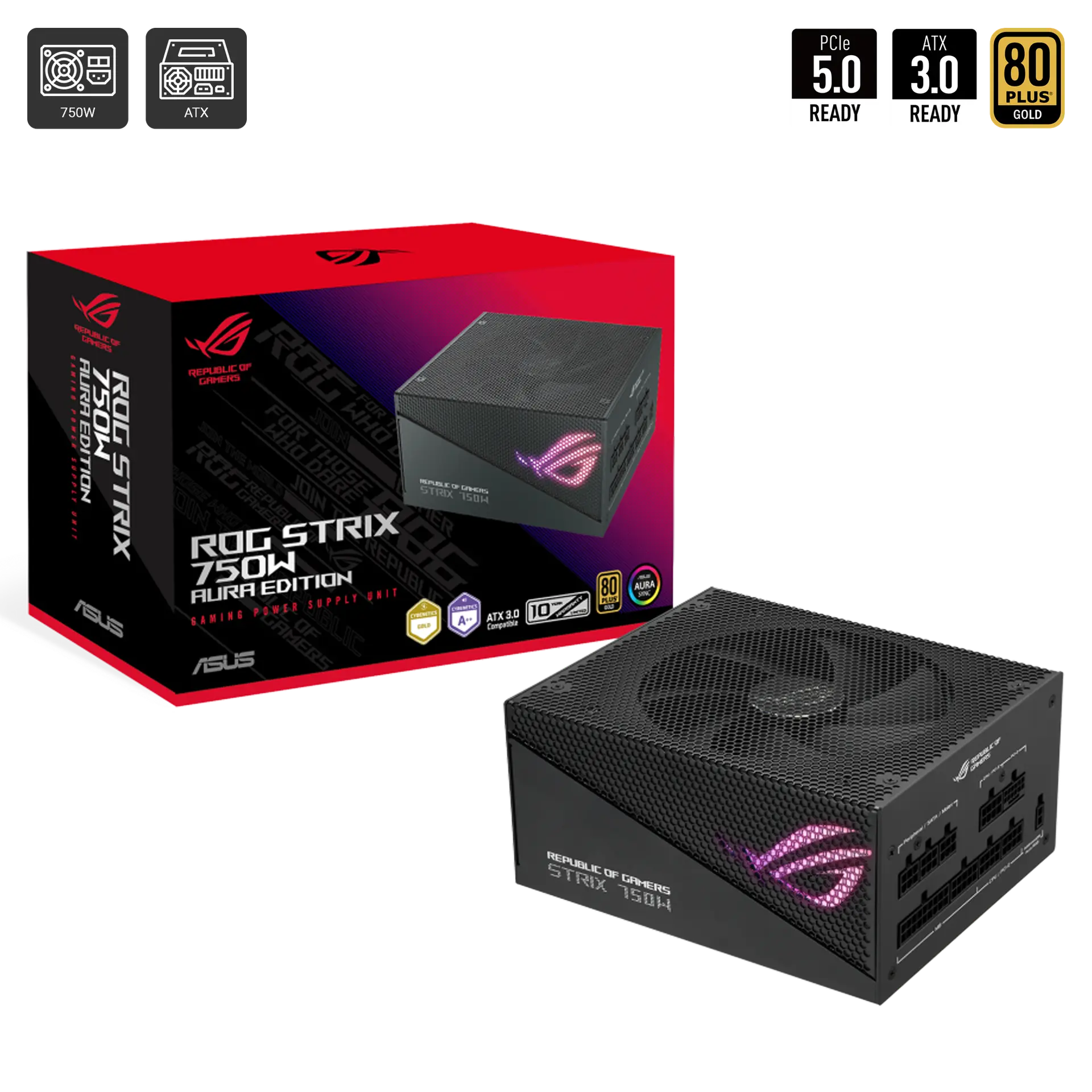 STRIX 750W Gold Aura Edition