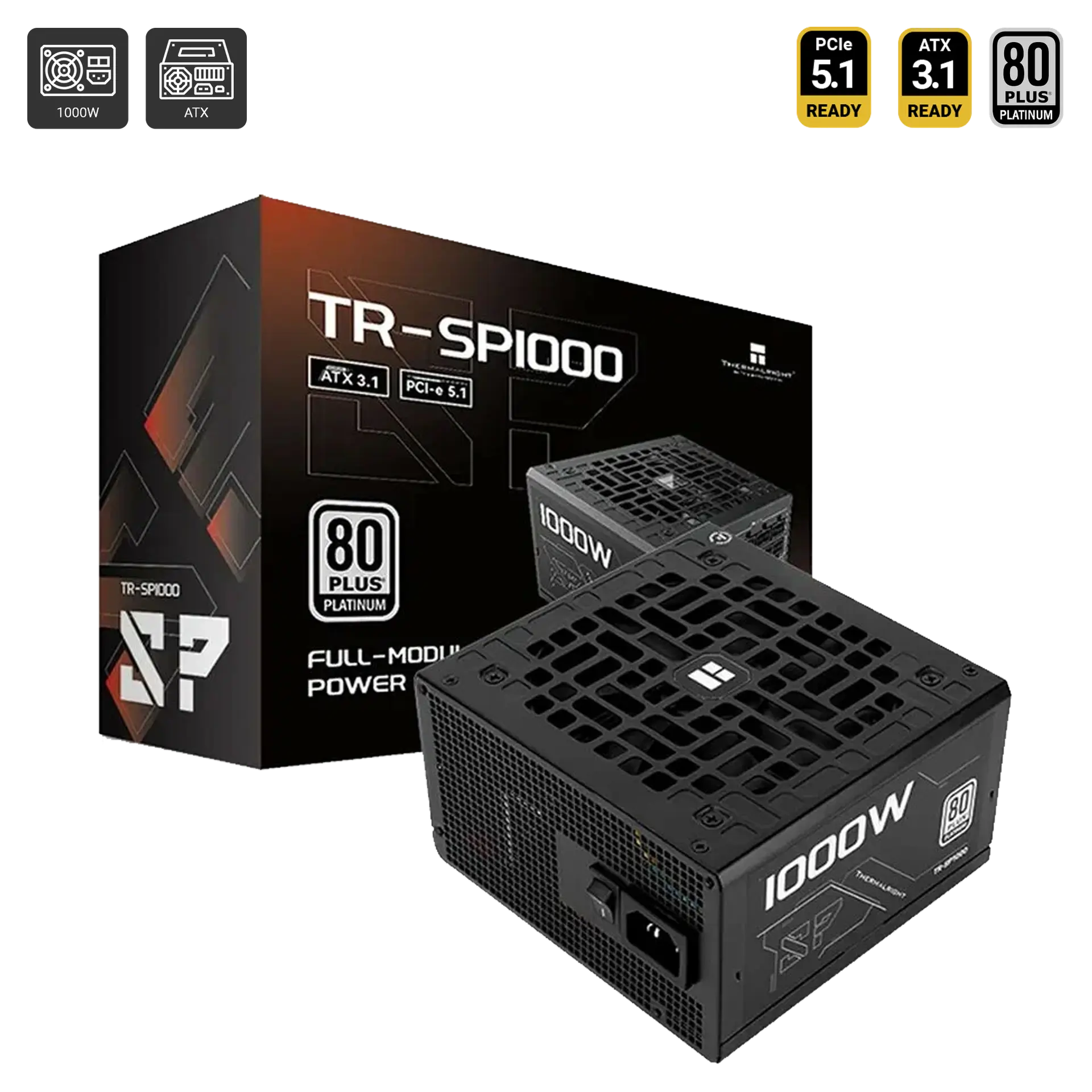TR-SP1000 80 Plus Platinium ATX Power Supply (1000W)