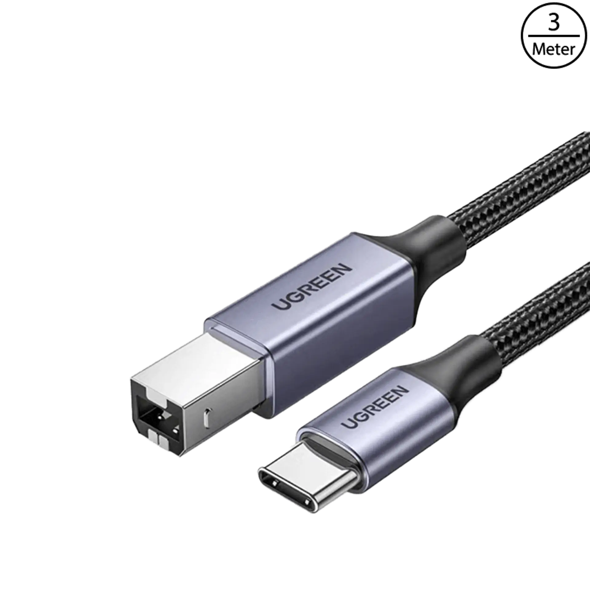 USB-B to USB-C Printer Cable