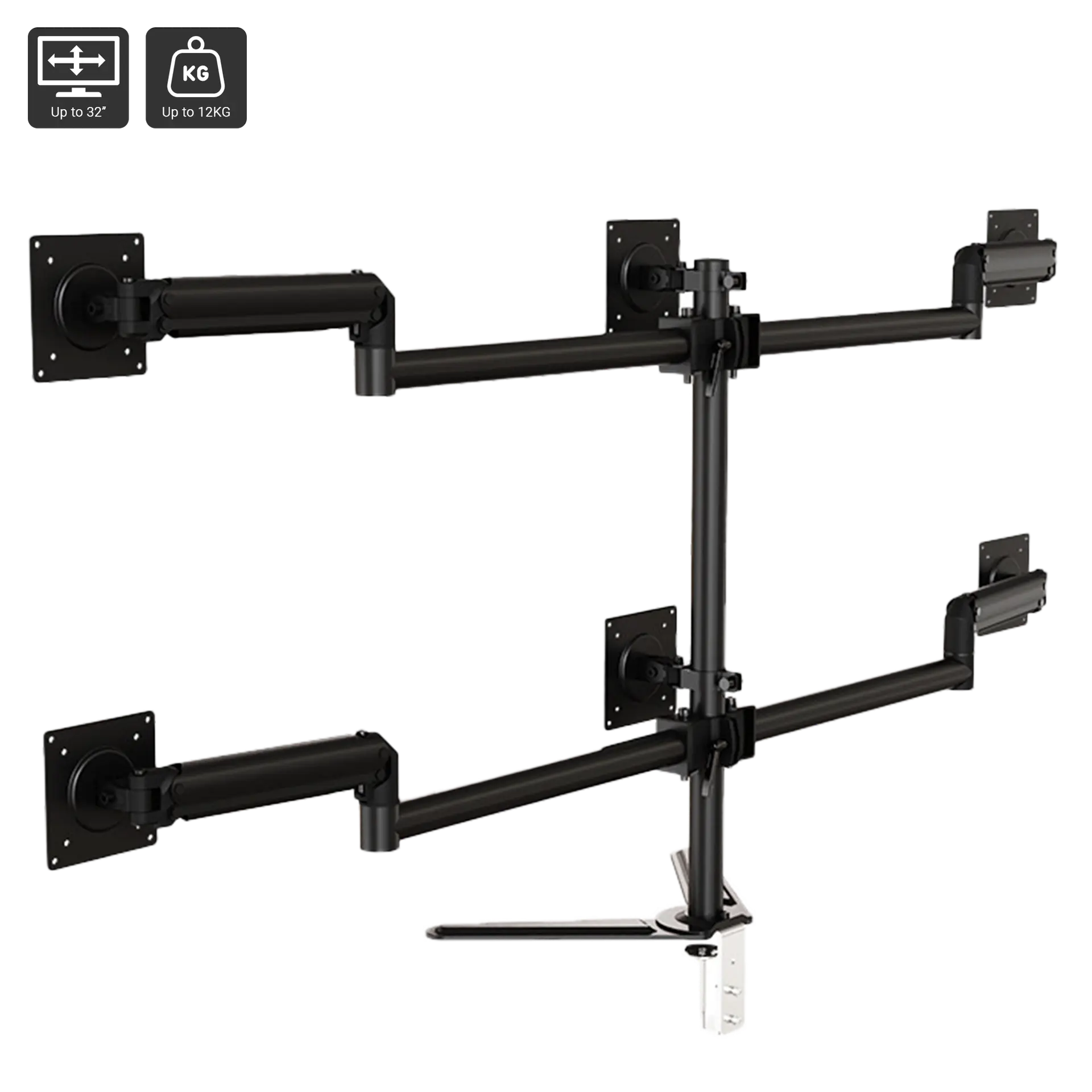 Sixth Monitor Mount (6 Monitors)
